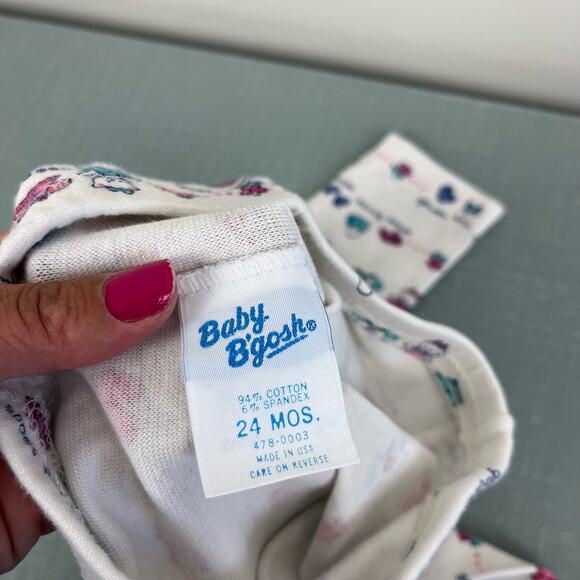 Vintage OshKosh B'gosh Best Dressed Bear Leggings 24 Months USA - Picture 4 of 8
